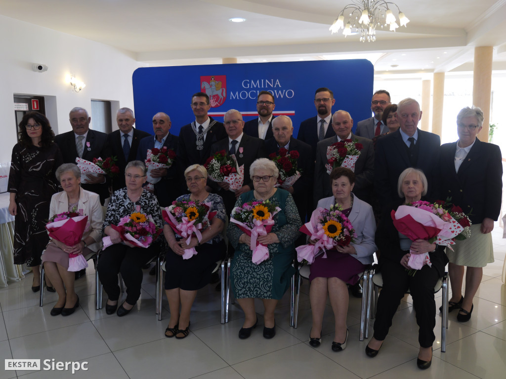 Złote i diamentowe jubileusze par z gminy Mochowo