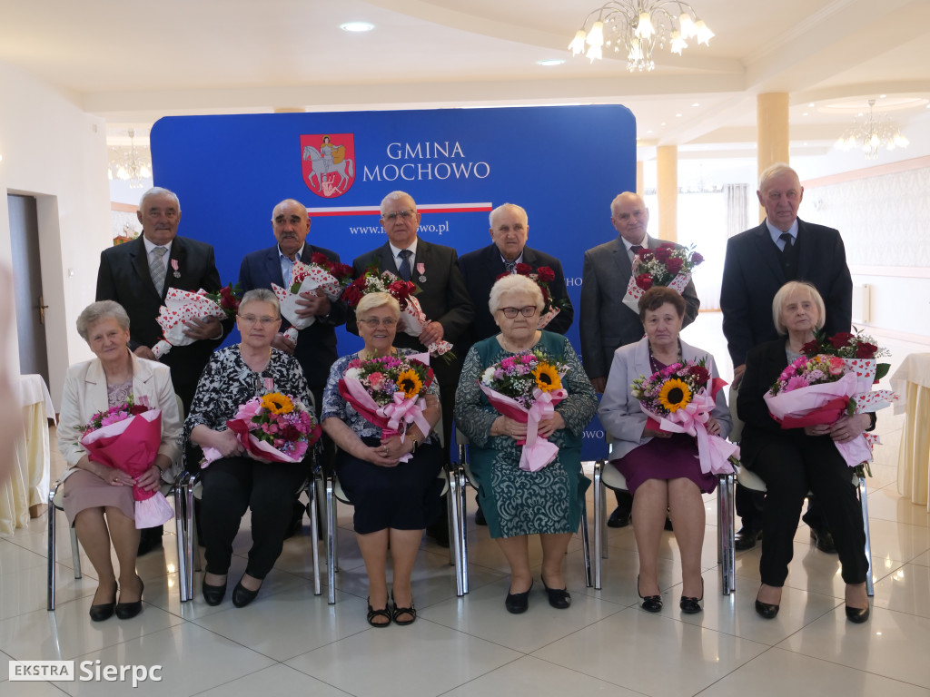 Złote i diamentowe jubileusze par z gminy Mochowo