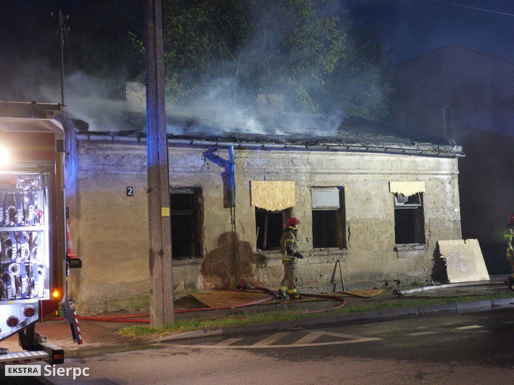 Pożar w Sierpcu