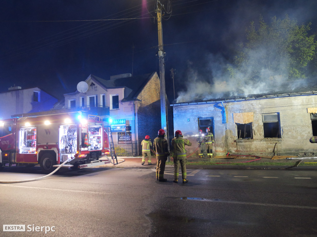 Pożar w Sierpcu