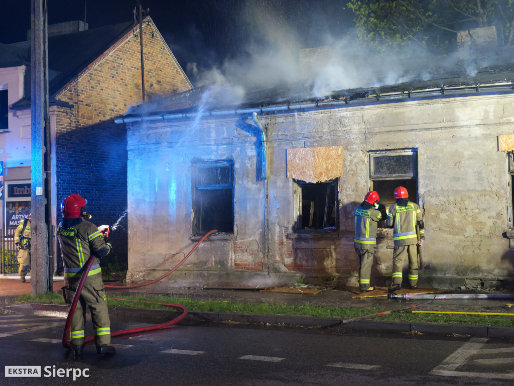 Pożar w Sierpcu