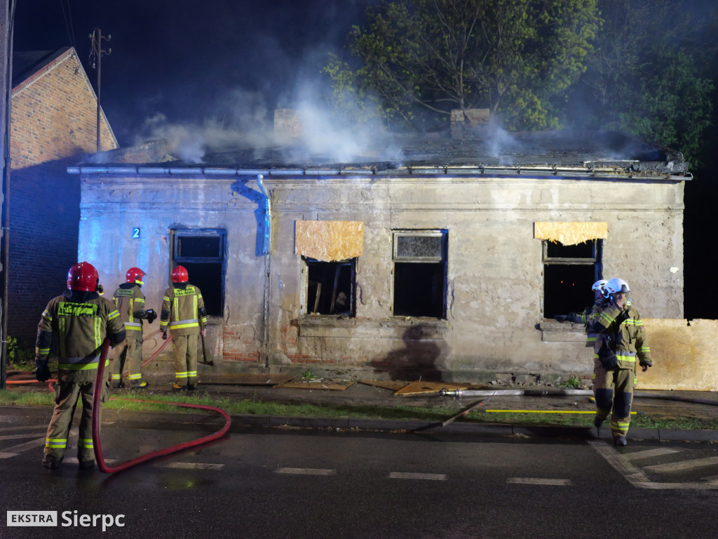 Pożar w Sierpcu