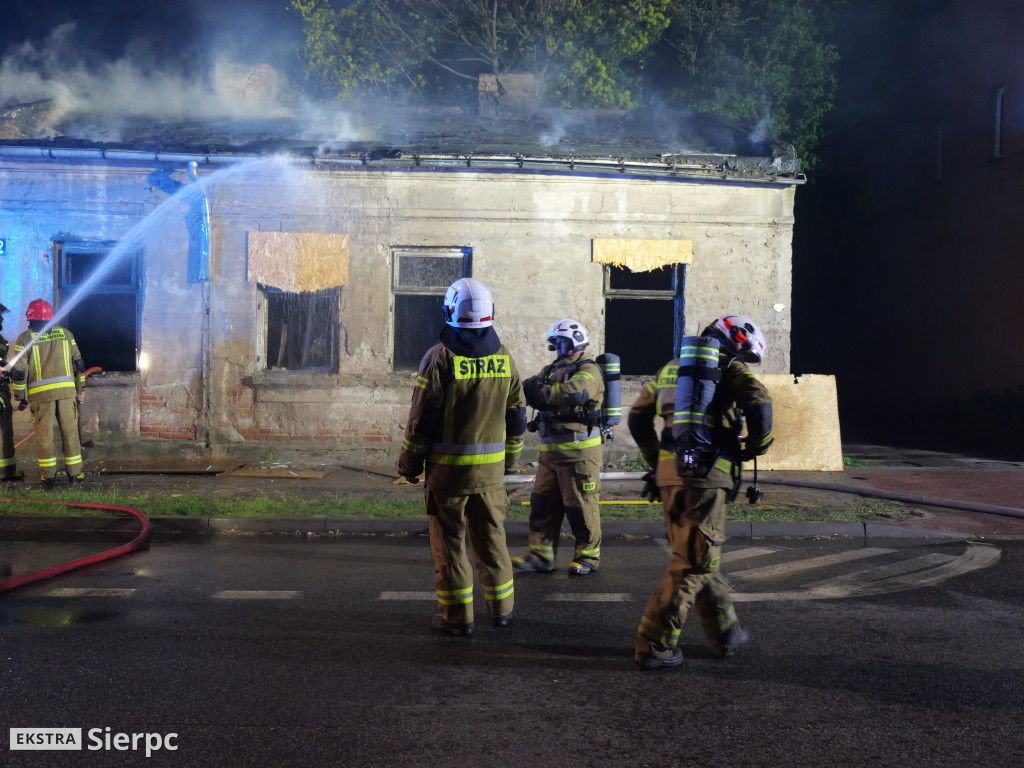 Pożar w Sierpcu