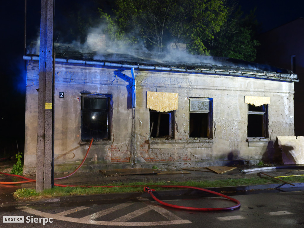 Pożar w Sierpcu