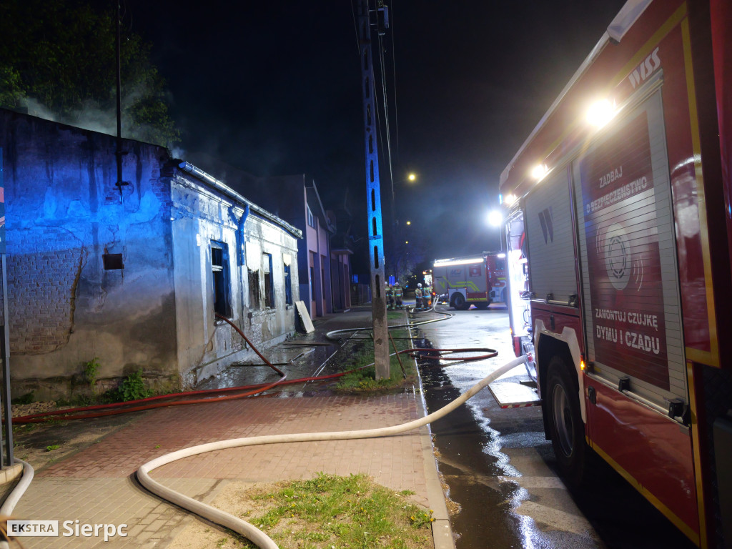 Pożar w Sierpcu