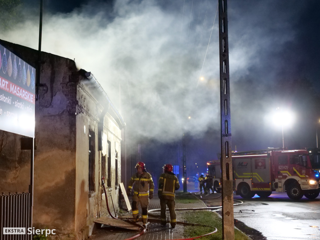 Pożar w Sierpcu