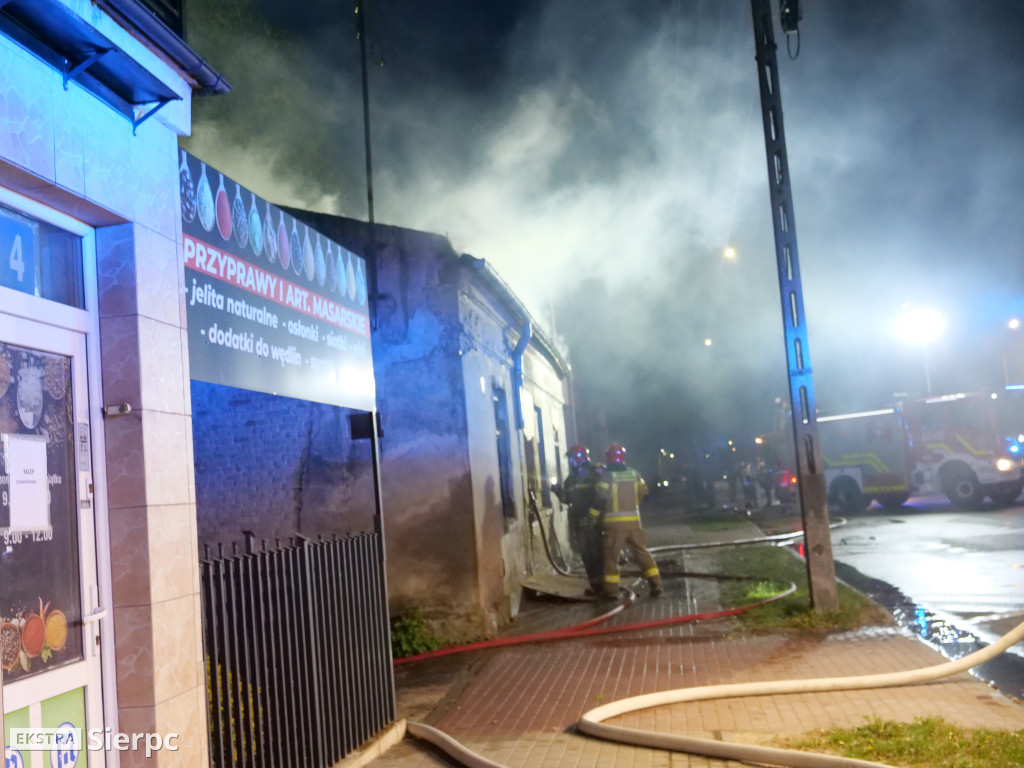 Pożar w Sierpcu