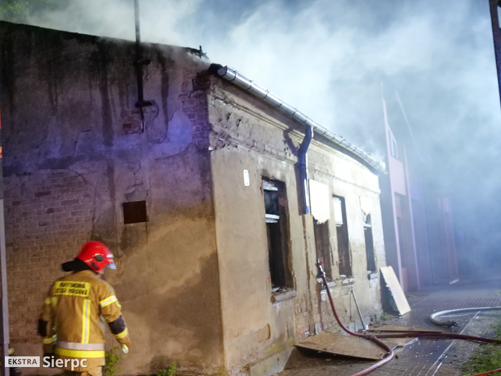 Pożar w Sierpcu