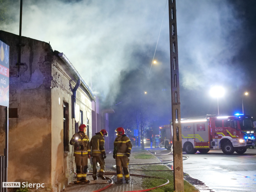 Pożar w Sierpcu