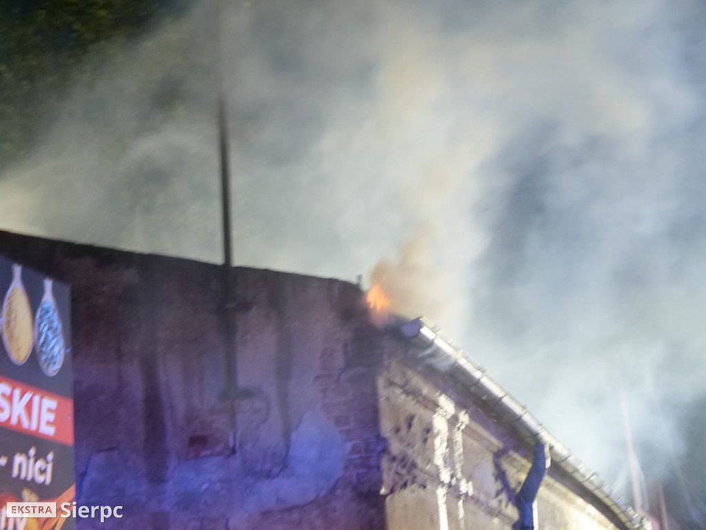 Pożar w Sierpcu