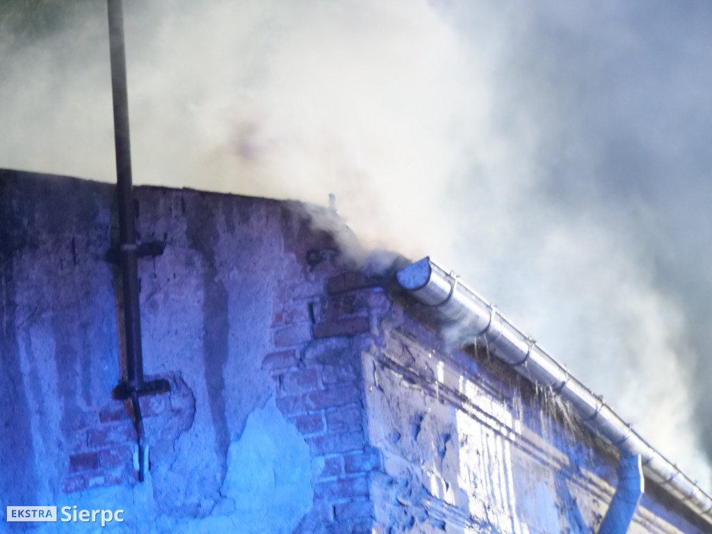 Pożar w Sierpcu