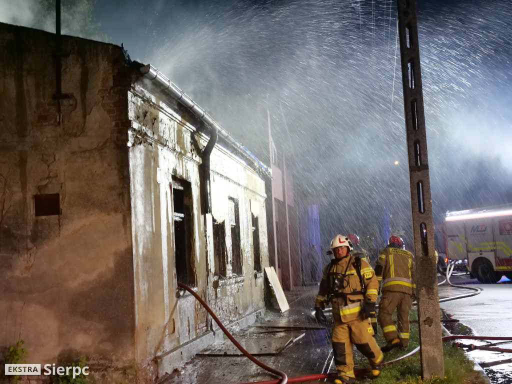 Pożar w Sierpcu