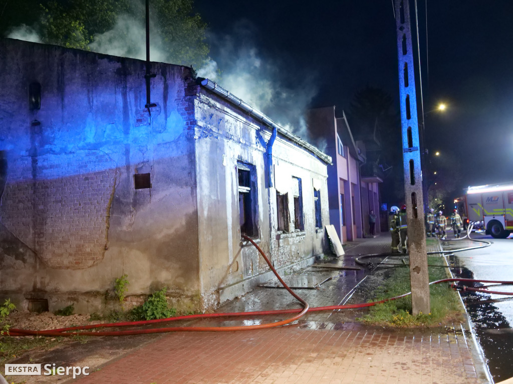 Pożar w Sierpcu