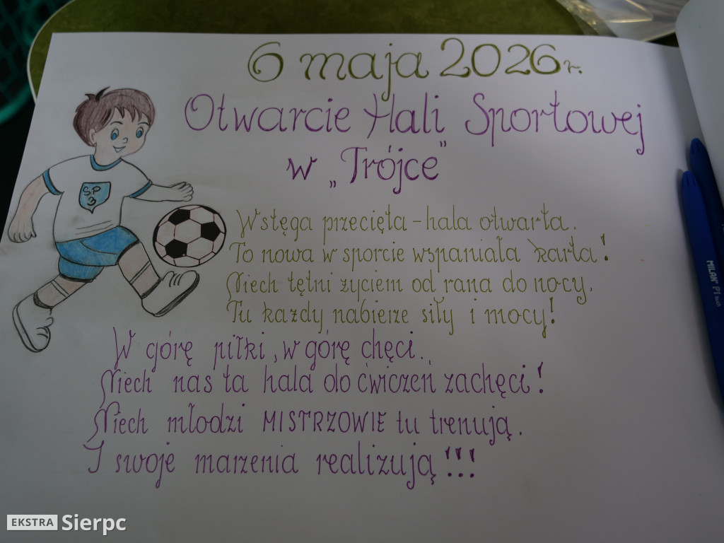 Otwarcie hali przy SP nr 3 w Sierpcu