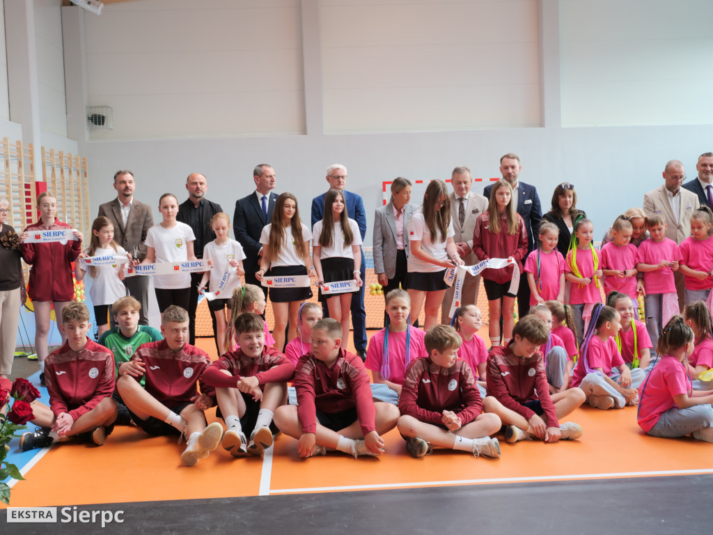 Otwarcie hali przy SP nr 3 w Sierpcu