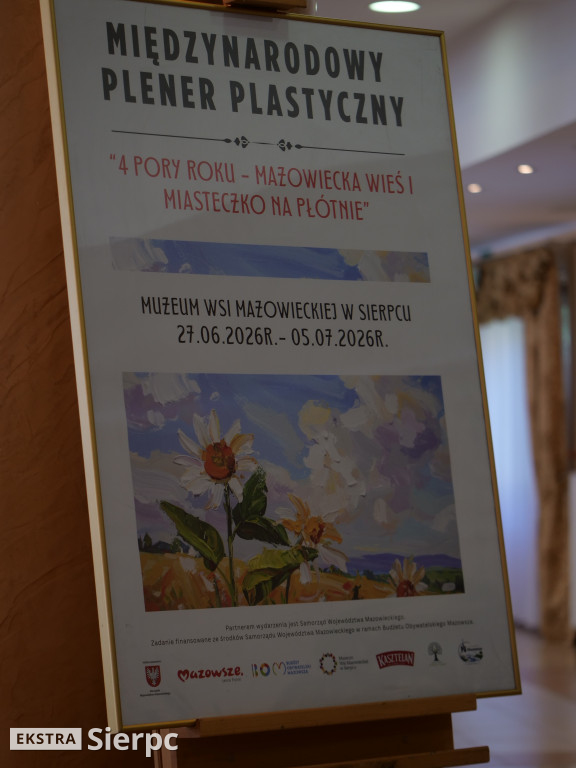 Plener malarski w sierpeckim skansenie