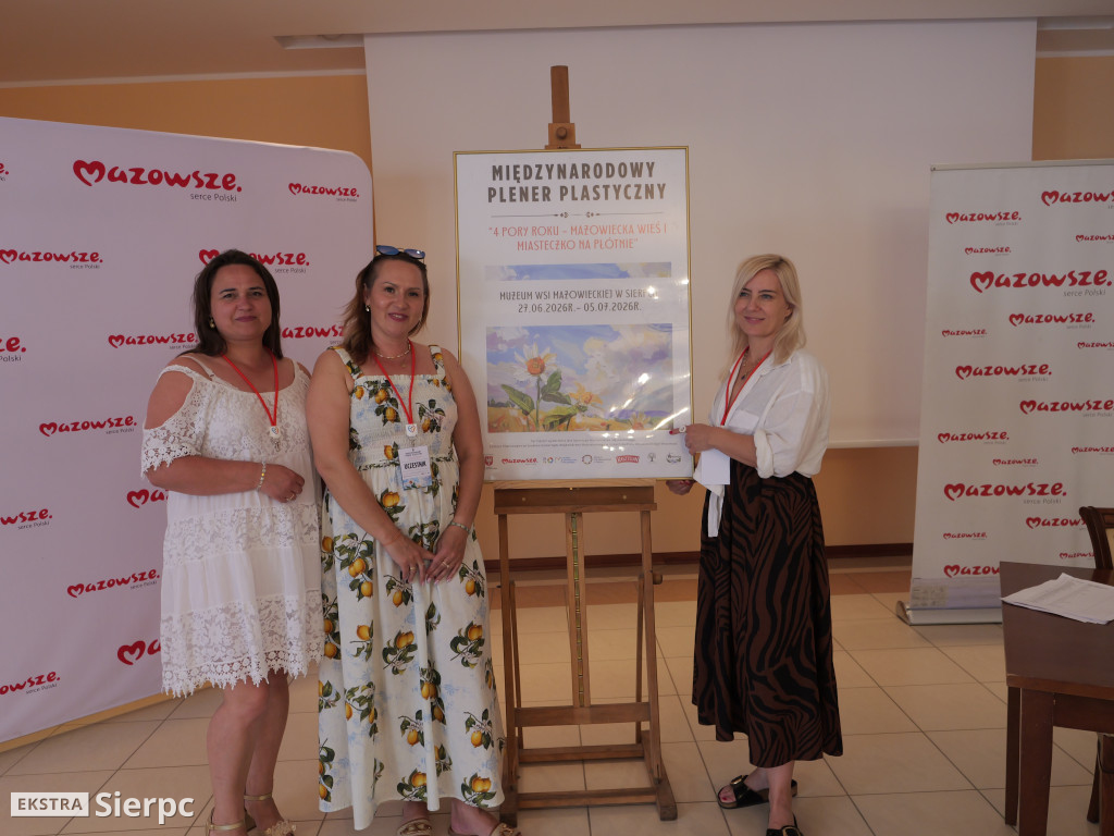 Plener malarski w sierpeckim skansenie