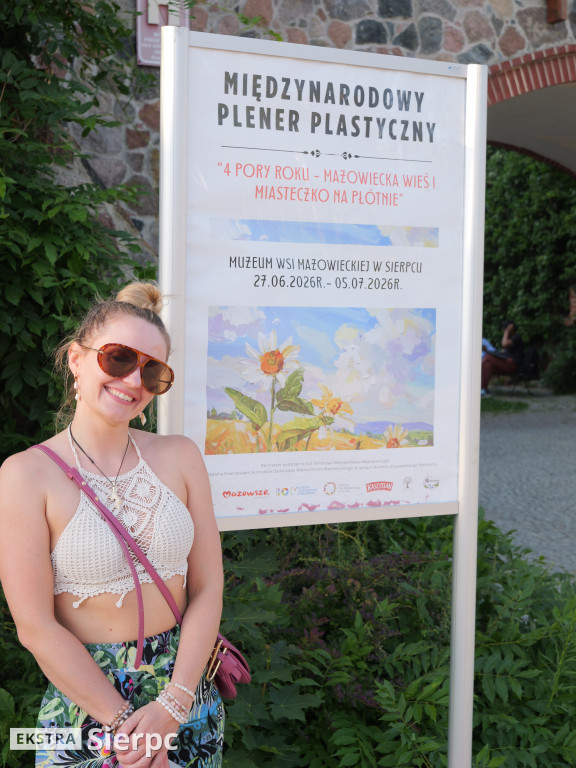Plener malarski w sierpeckim skansenie