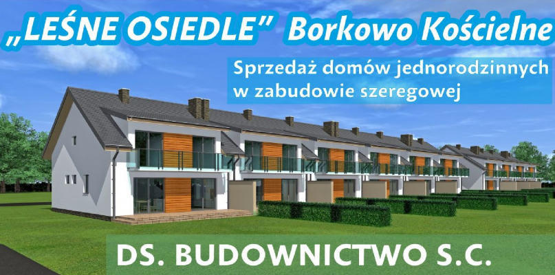 Powstaje nowoczesne osiedle w Borkowie Kościelnym