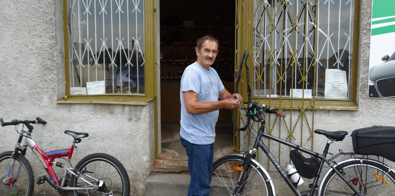 Pan od naprawy rowerów