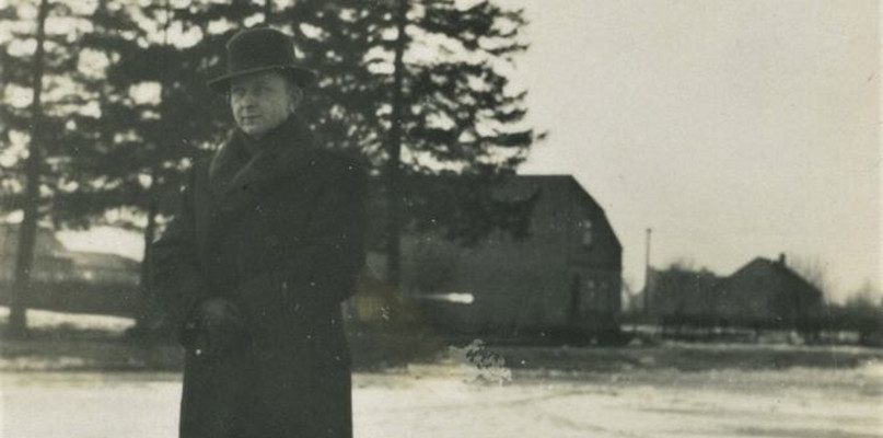 Jeziórka zimą 80 lat temu