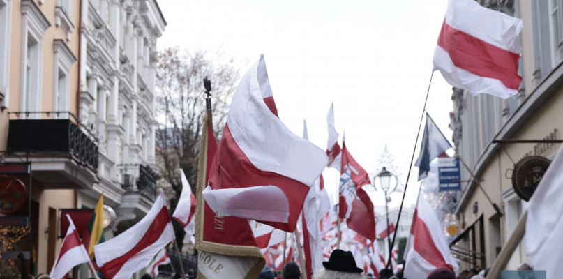 Białorusini, Polacy i Litwini razem podczas pogrzebu powstańców styczniowych w Wilnie, 24 listopada 2019 roku, fot.  belsat.eu