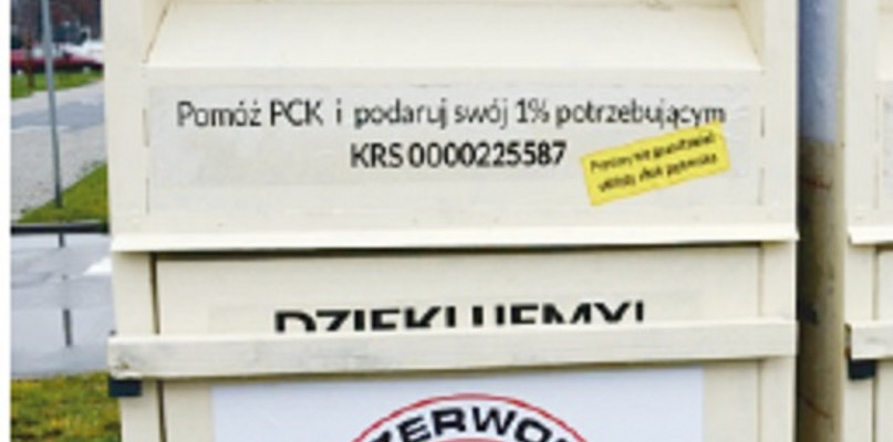 Nowe pojemniki PCK na odzież używaną