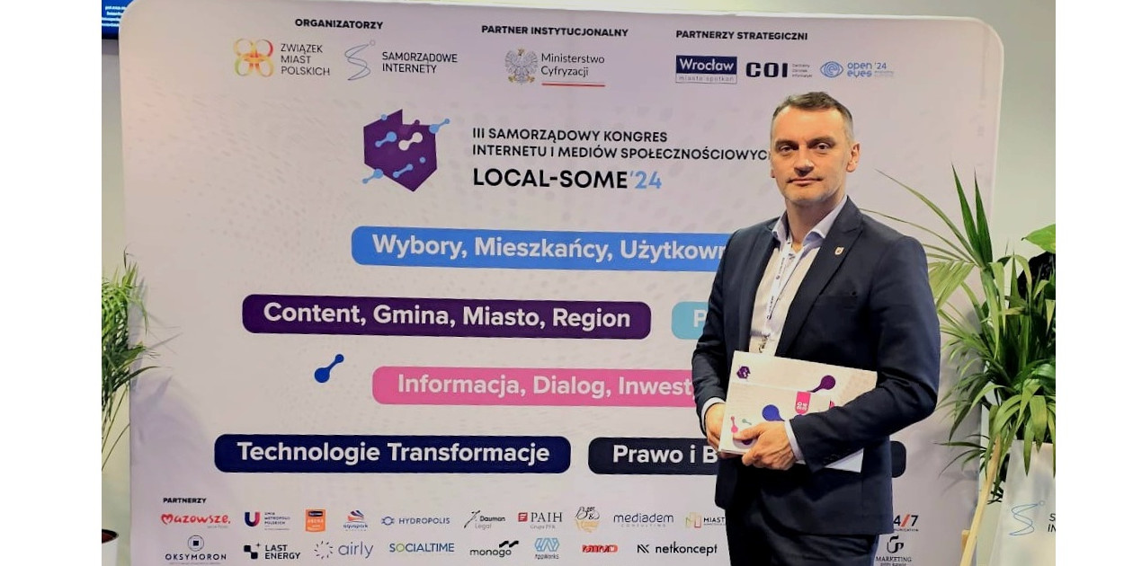 Burmistrz z wizytą we Wrocławiu