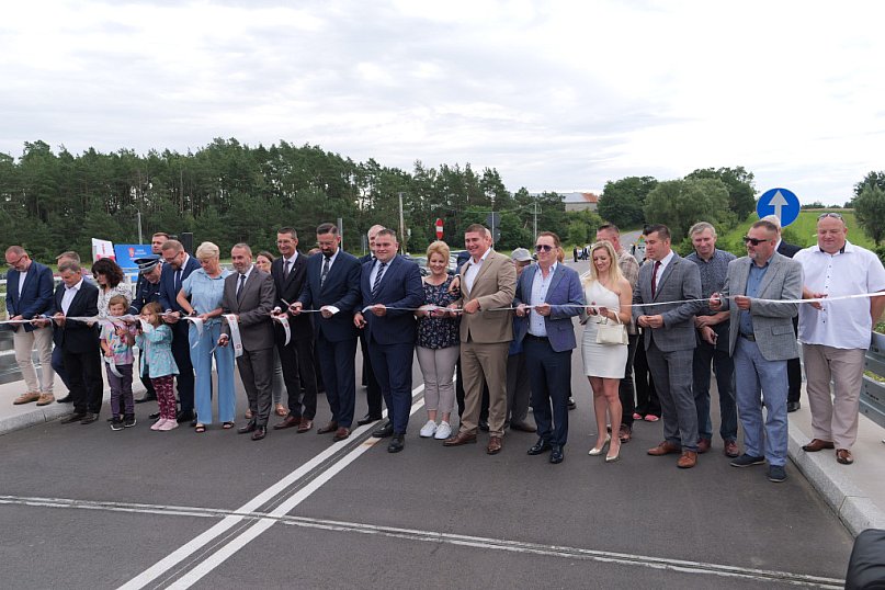 Oddanie mostu w Malanowie