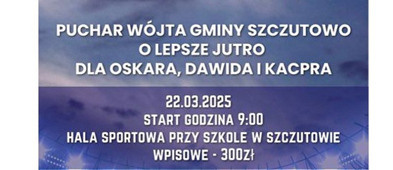 Turniej Piłki Nożnej o Puchar Wójta Gminy Szczutowo