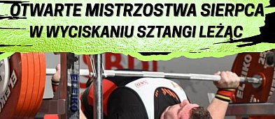 Otwarte Mistrzostwa Sierpca w Wyciskaniu Sztangi Leżąc-2142