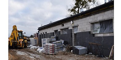 Postępy przy budowie żłobka w Mochowie