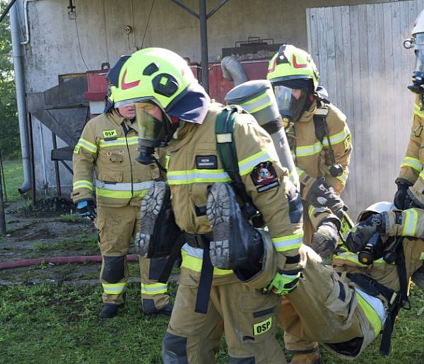 Ratownicze manewry strażaków w Goleszynie-21699