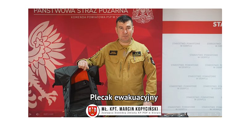 Schronienia i plecak ewakuacyjny