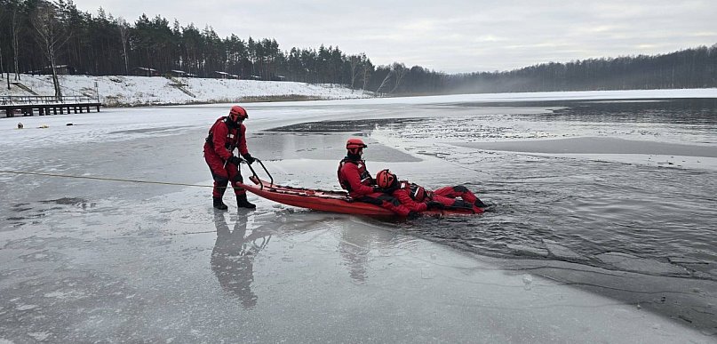 Ćwiczenia strażaków
