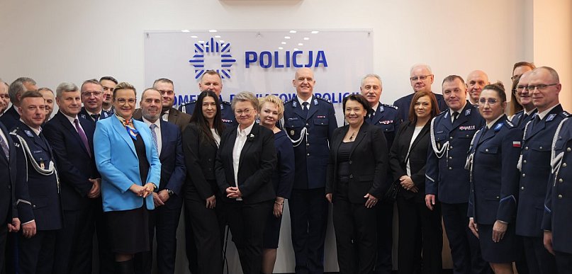 Pożegnanie komendanta powiatowego policji