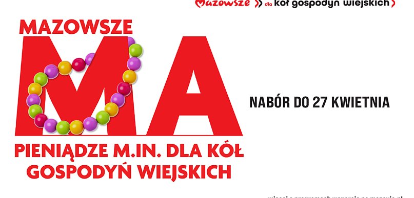 5,5 mln zł dla gospodyń aktywnych społecznie z Mazowsza