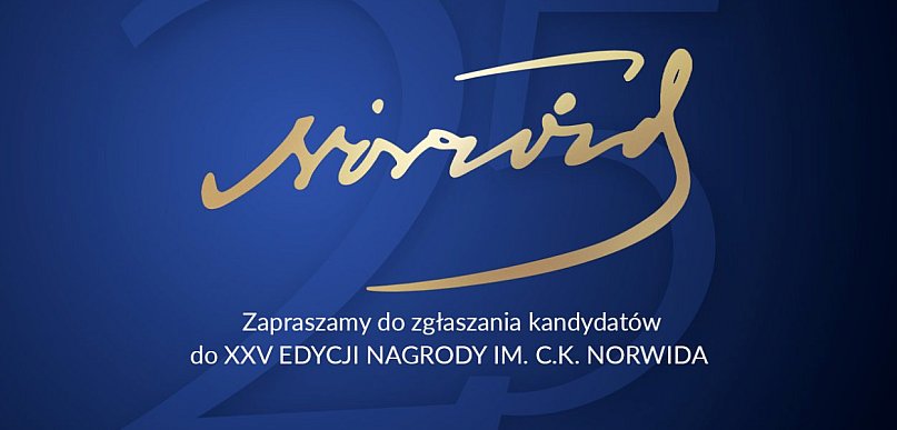 Nabór do 25. jubileuszowej edycji Nagrody im. C.K. Norwida
