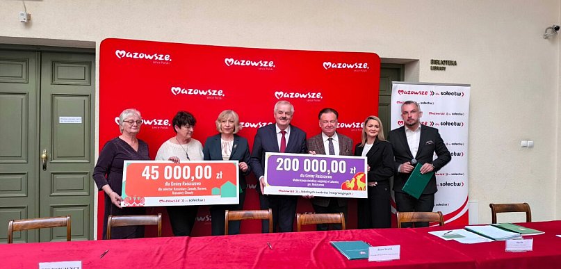 Wsparcie dla gminy Rościszewo