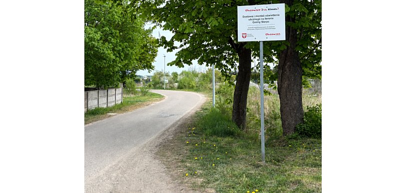 Nowe oświetlenie uliczne w gminie Sierpc