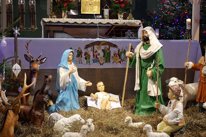 Szopki bożonarodzeniowe w sierpeckich kościołach