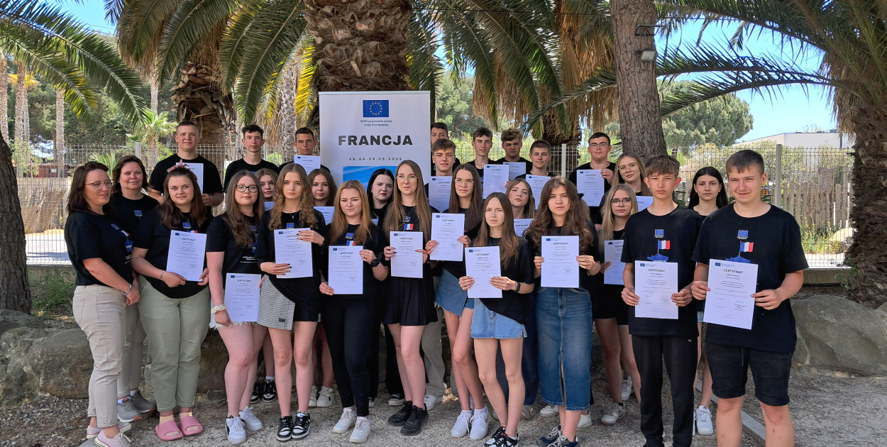 Zdobywali doświadczenie zawodowe we Francji