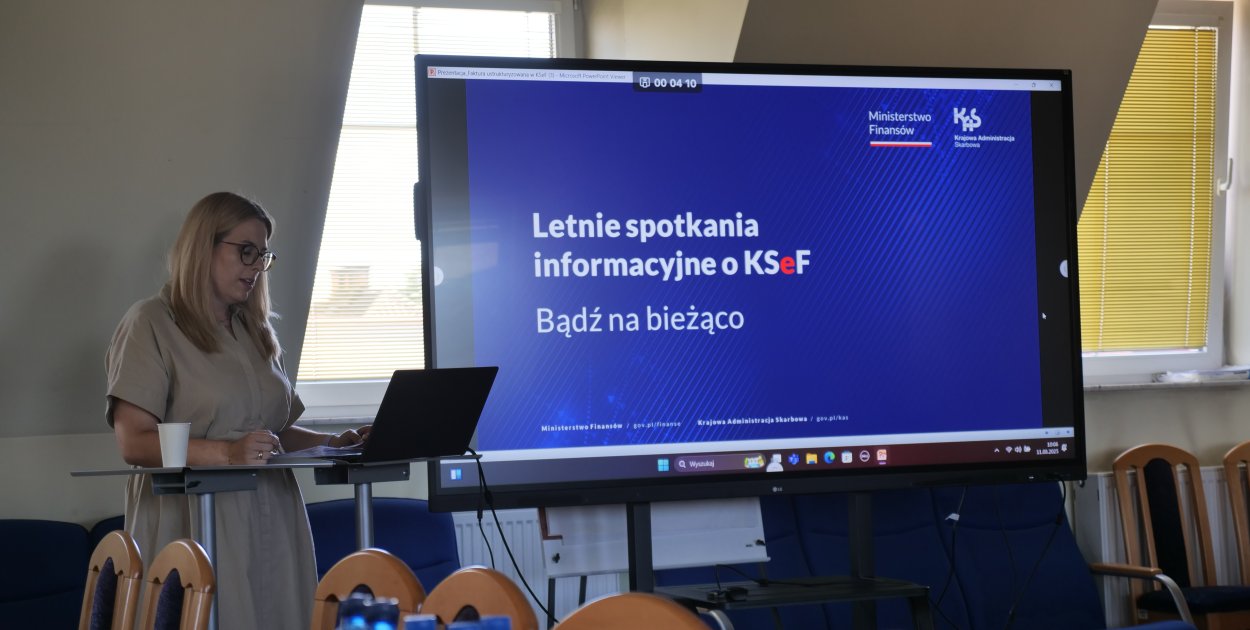 Letnie spotkania informacyjne o KSeF w Sierpcu