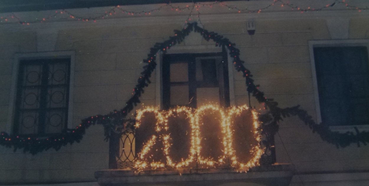 Zdjęcie archiwalne. Sylwester 1999