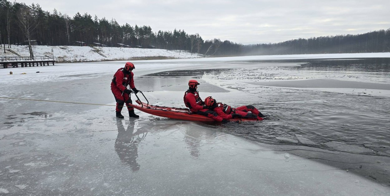 Ćwiczenia strażaków
