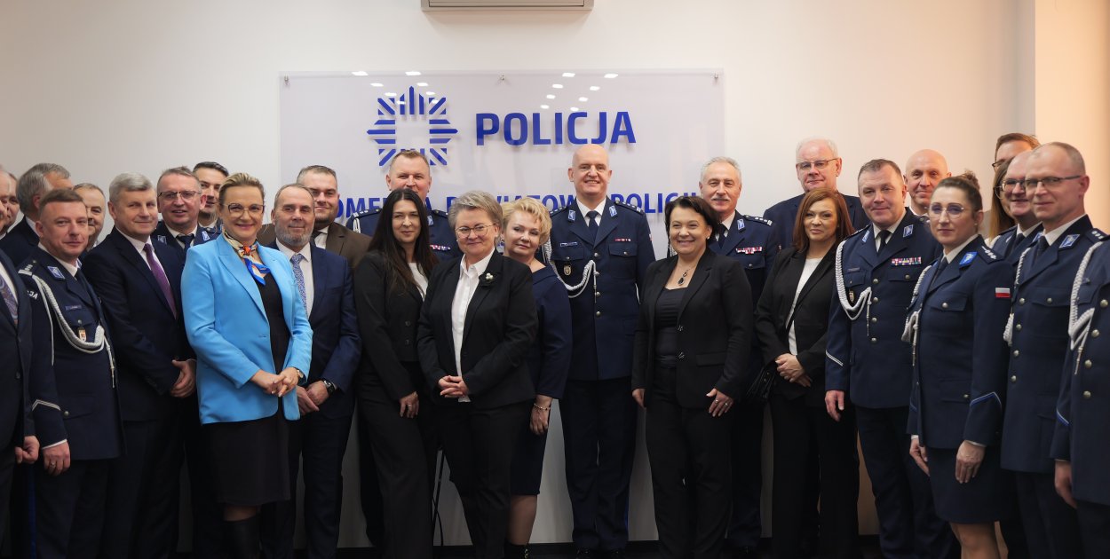 Pożegnanie komendanta powiatowego policji