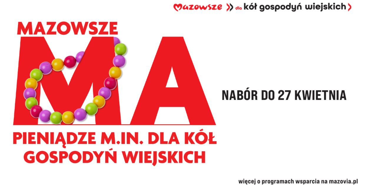 5,5 mln zł dla gospodyń aktywnych społecznie z Mazowsza